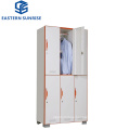 Modern Steel 6 Door Garden Storage Laundry Locker